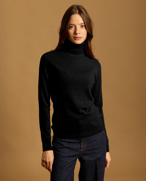 Pull Hannah 100% Cachemire - Noir - Femme