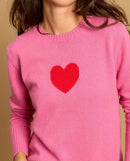 Pull Billie 100% Cachemire - Rose Vif - Femme