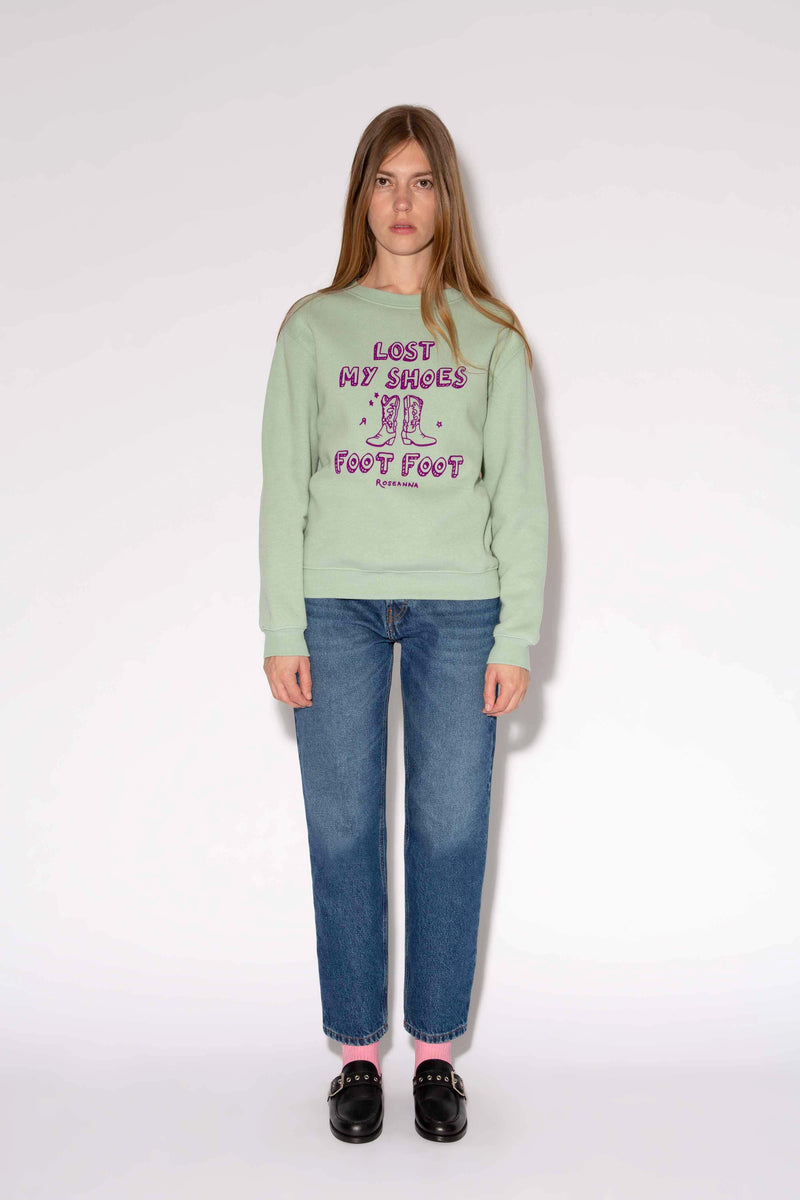 SWEATSHIRT LOUIS LOST AQUA