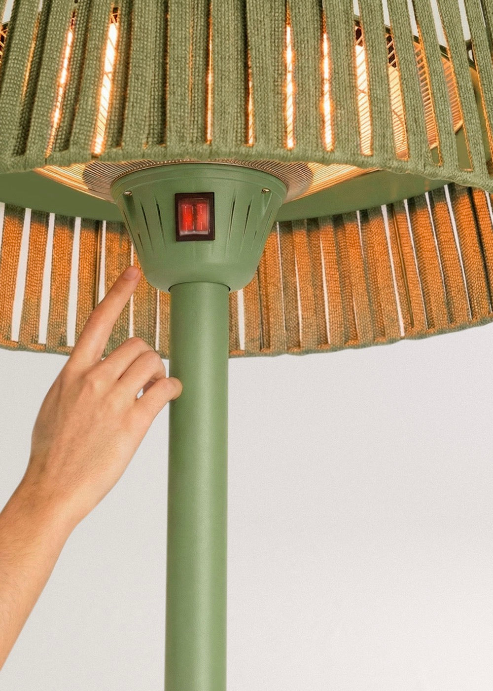 Patio Heater - Réchaud À Infrarouge Pour Terrasses Et Usage Extérieur - Vert Sauge
