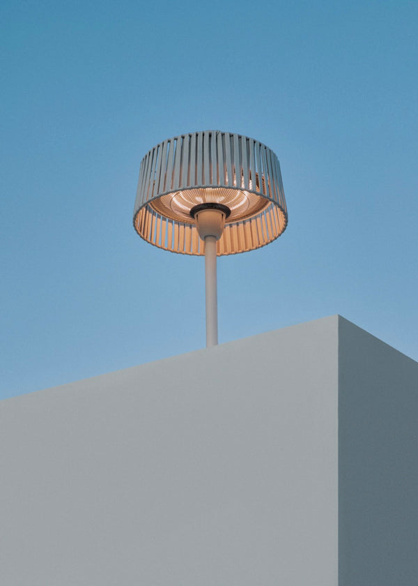 Patio Heater Compact - Infrared Stove For Terraces And Outdoor Spaces - Off White