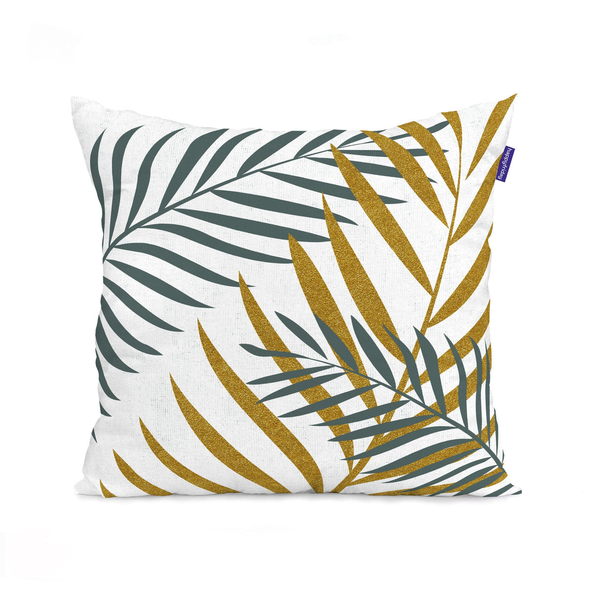 Foliage Mint Cushion Cover - Multicoloured