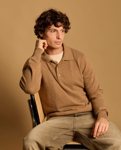 Pull Geraud 100% Cachemire - Camel - Homme