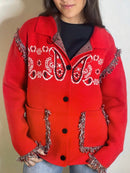 Gilet Veste Coachella Rouge