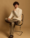 Georges 100% Cashmere Sweater - Ecru - Men