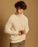 Georges 100% Cashmere Sweater - Ecru - Men