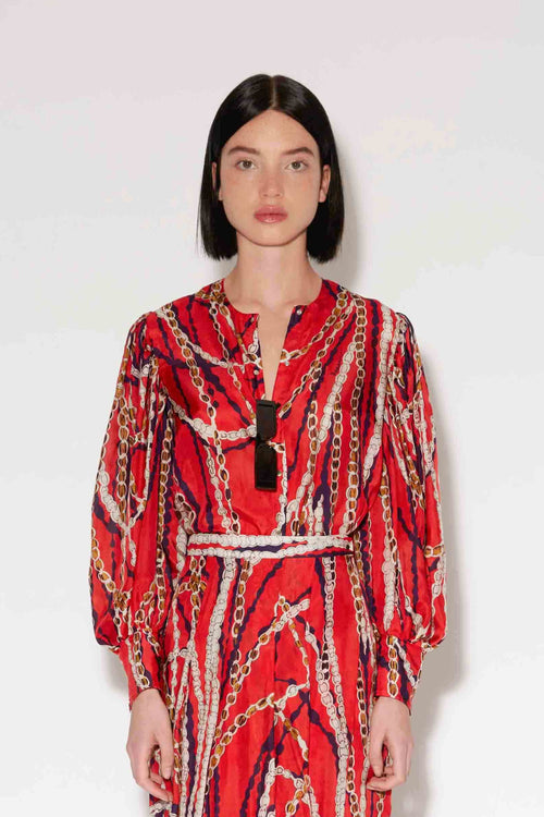 BLUSA HILL SEVIGNY ROJA