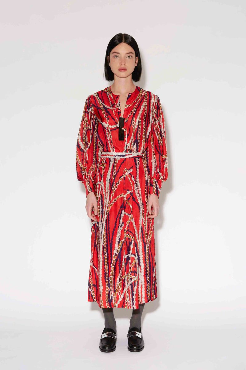 HILL SEVIGNY RED BLOUSE