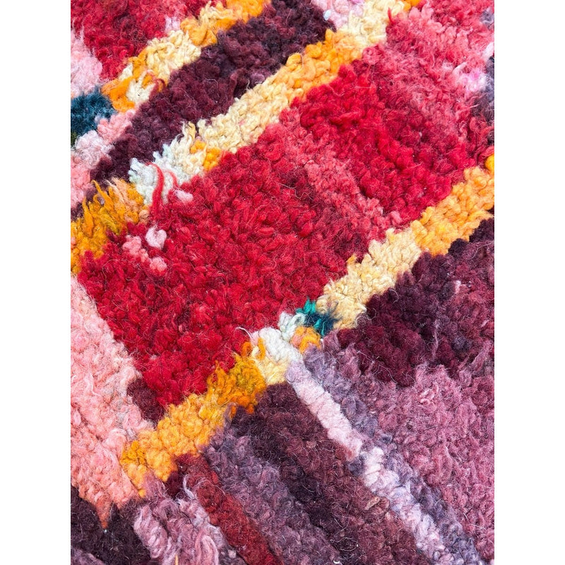 Tapis Berbère Marocain Boujaad - Multicolore