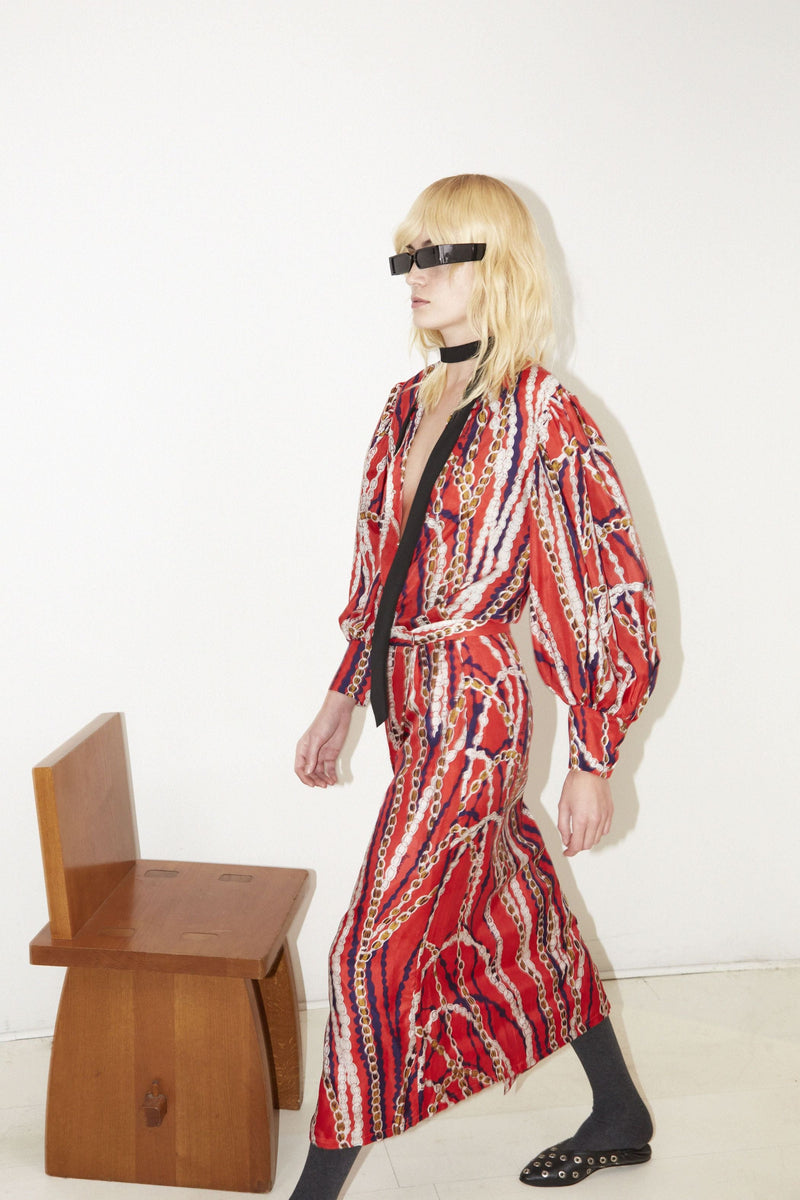 NINON SEVIGNY RED SKIRT
