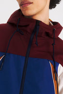 Parka À Capuche - Bordeaux Et Bleu Marine - Homme