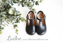 Clarence Sleek Soft Mary Jane Ankle Boots - Navy Leather - Unisex