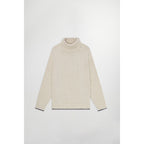 Bert Roll-Neck Jumper - Ecru