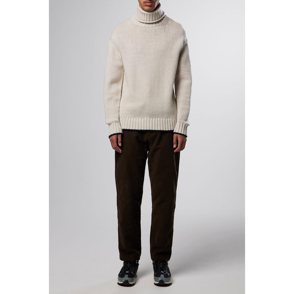 Bert Roll-Neck Jumper - Ecru