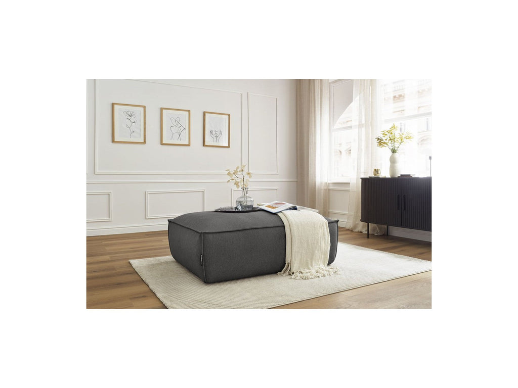 Pouf Boheme Tissu Chiné