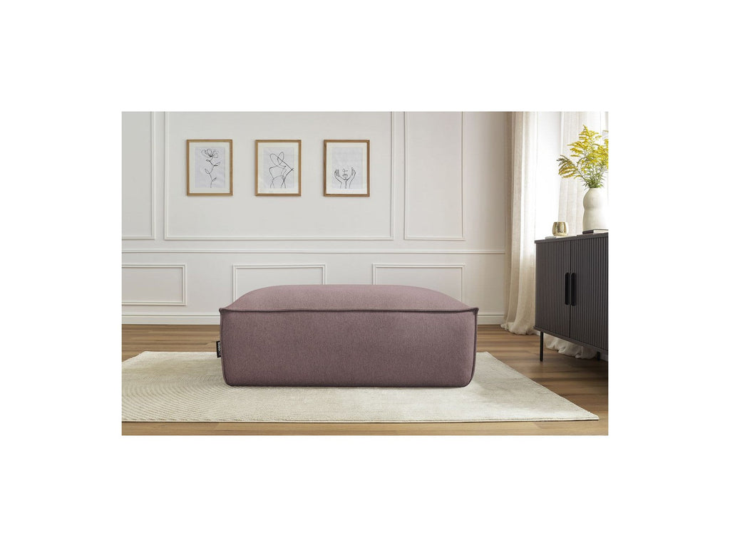 Pouf Boheme Tissu Chiné