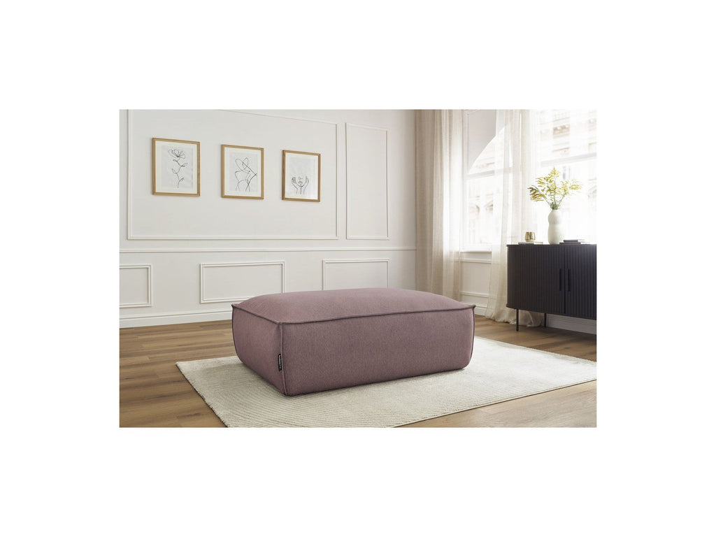Pouf Boheme Tissu Chiné