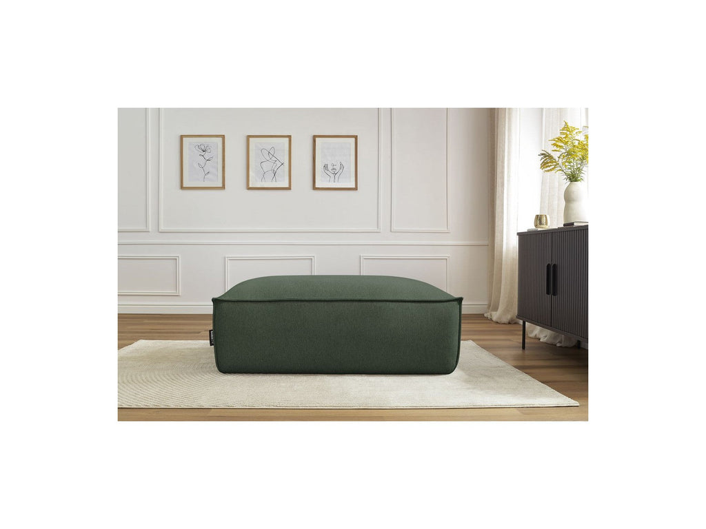 Pouf Boheme Tissu Chiné