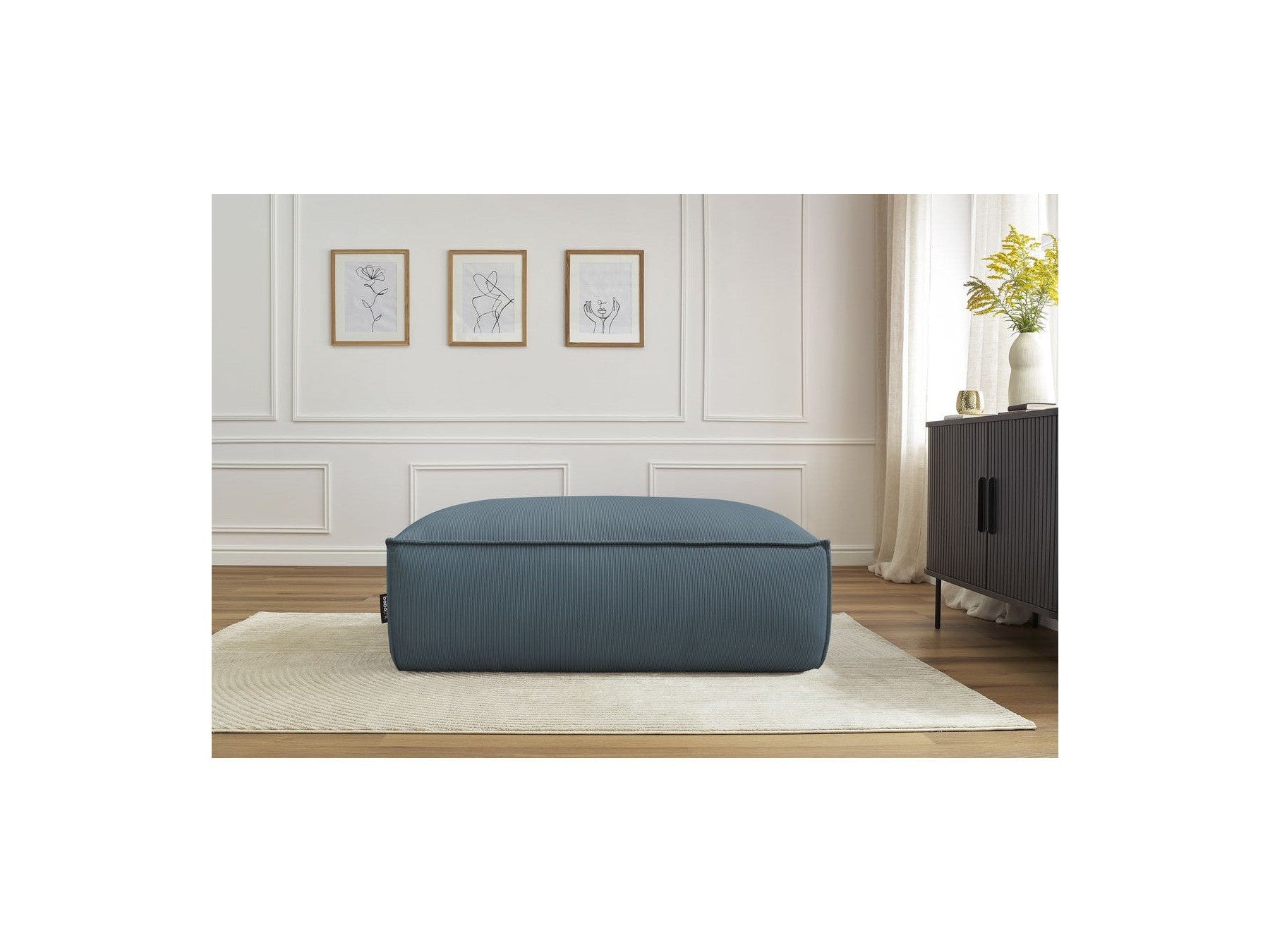 Boheme Corduroy Ottoman