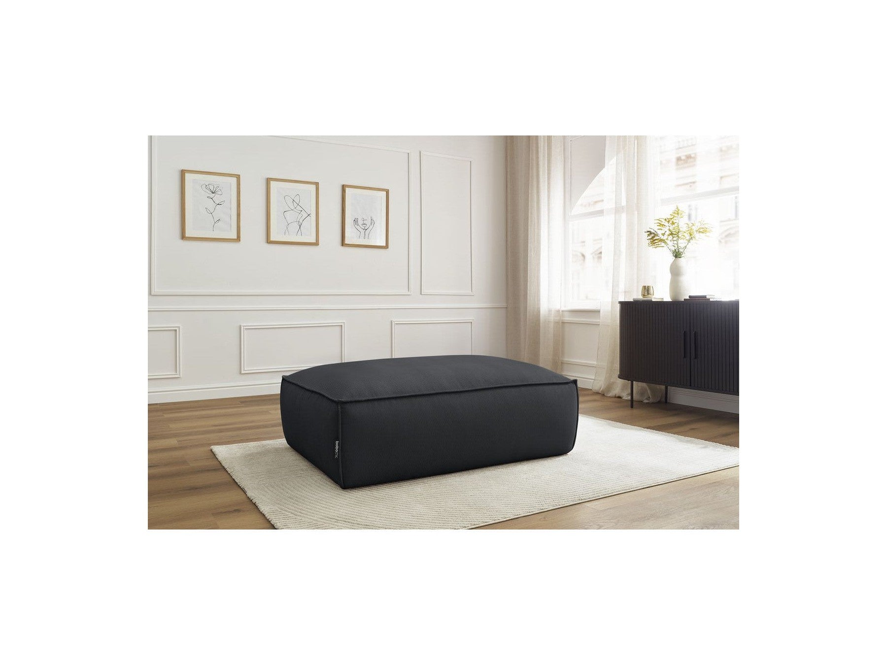 Boheme Corduroy Ottoman