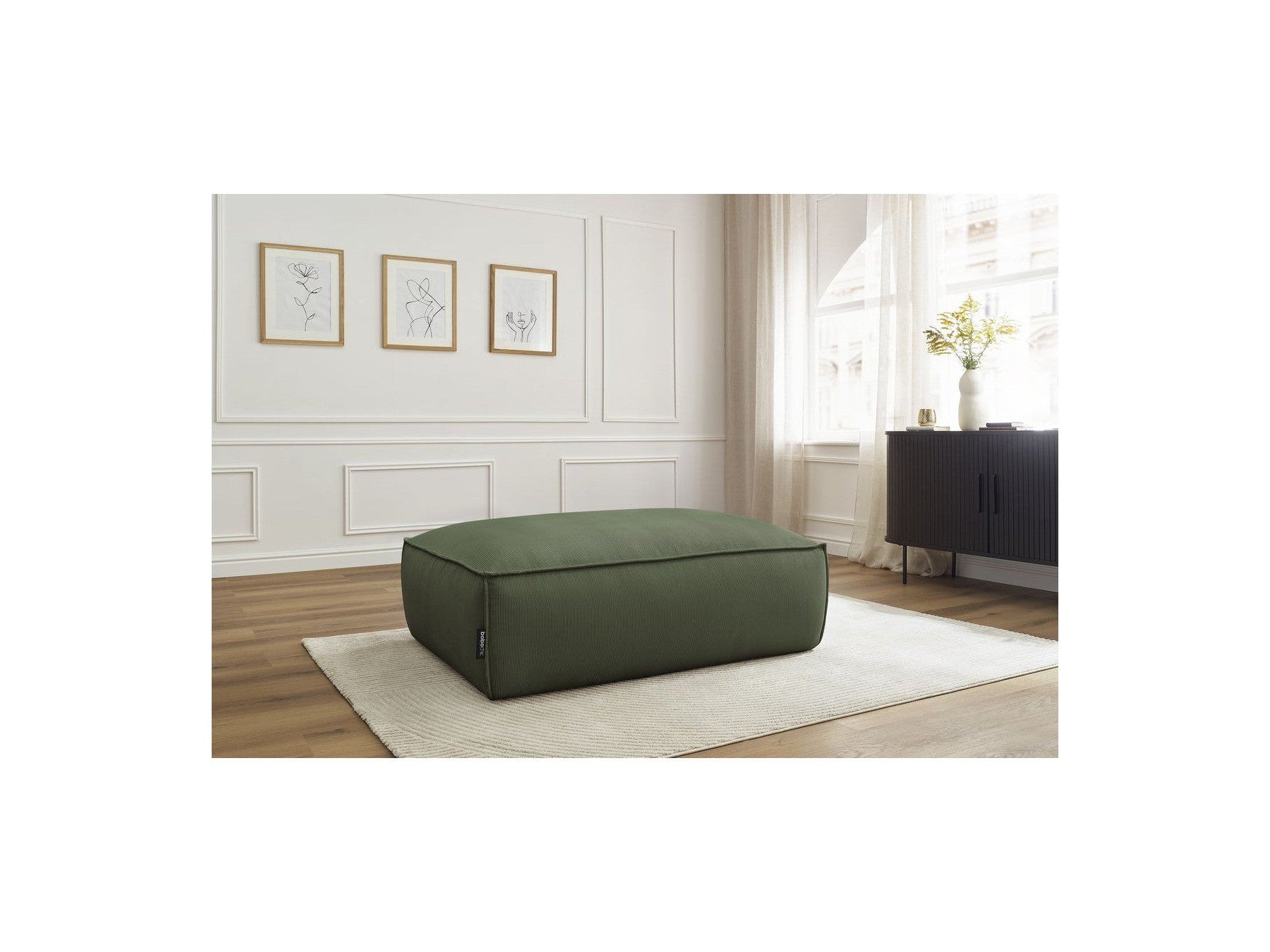 Boheme Corduroy Ottoman