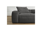 Fixed Straight 3-Seater Boheme Sofa in Flecked Fabric
