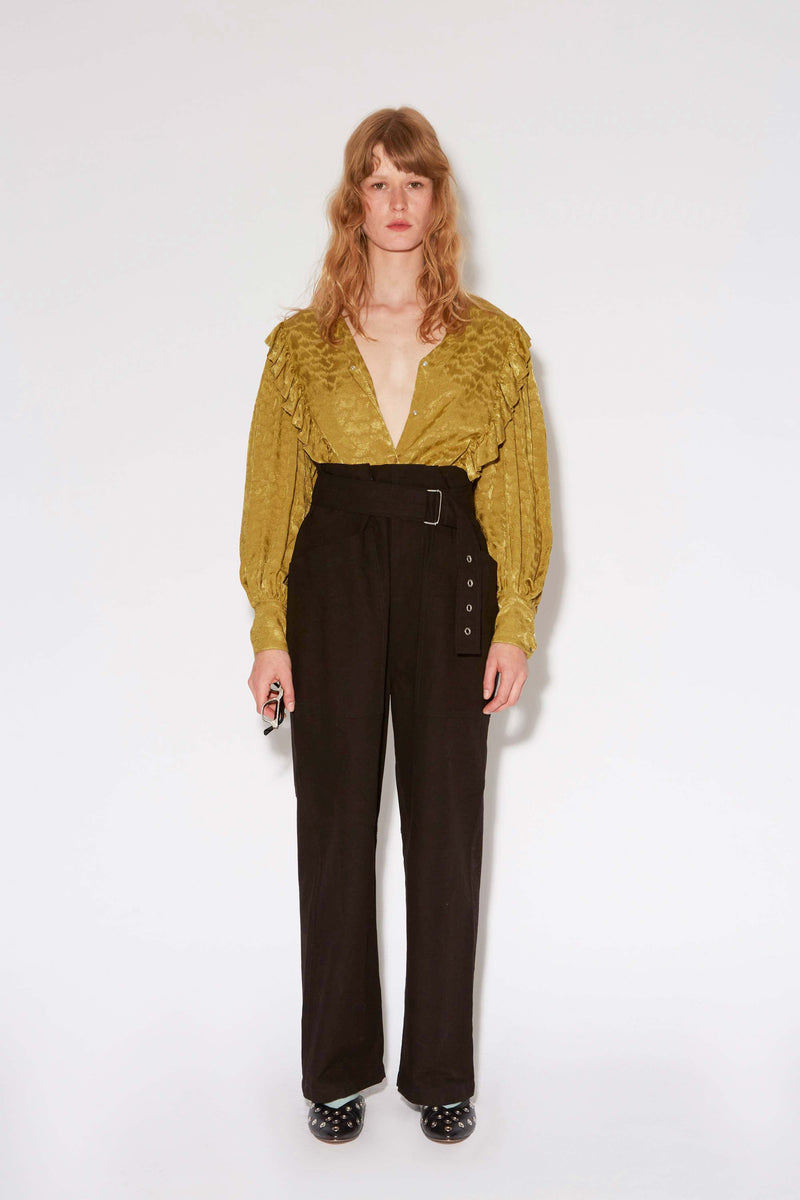 PANTALON UNNIE MARMONT CHARBON