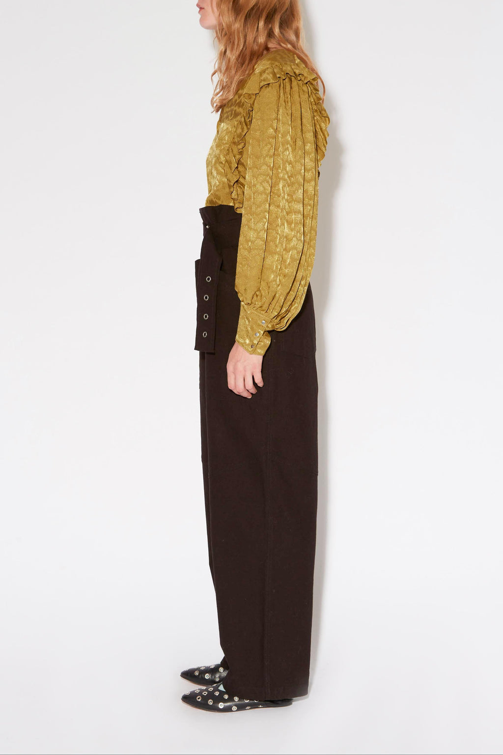 PANTALÓN UNNIE MARMONT CHARBON