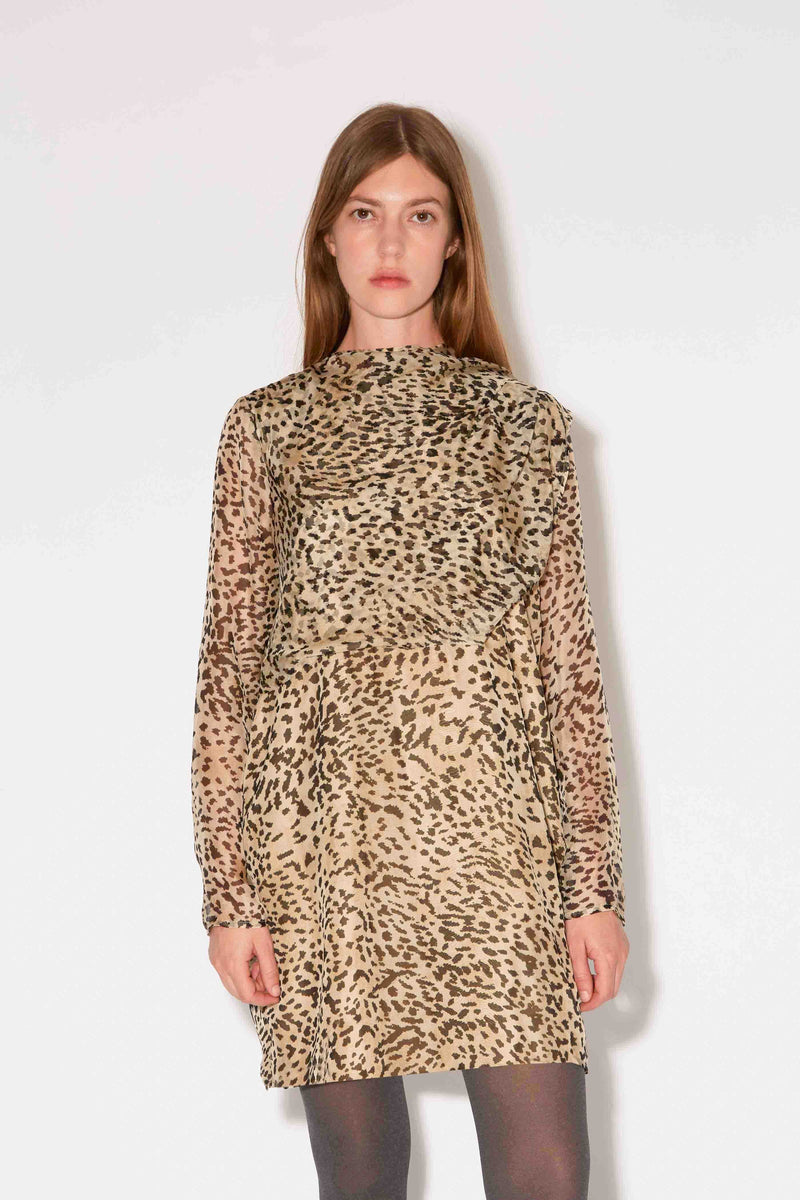 ROBE BIANCA CHLOE ANIMAL