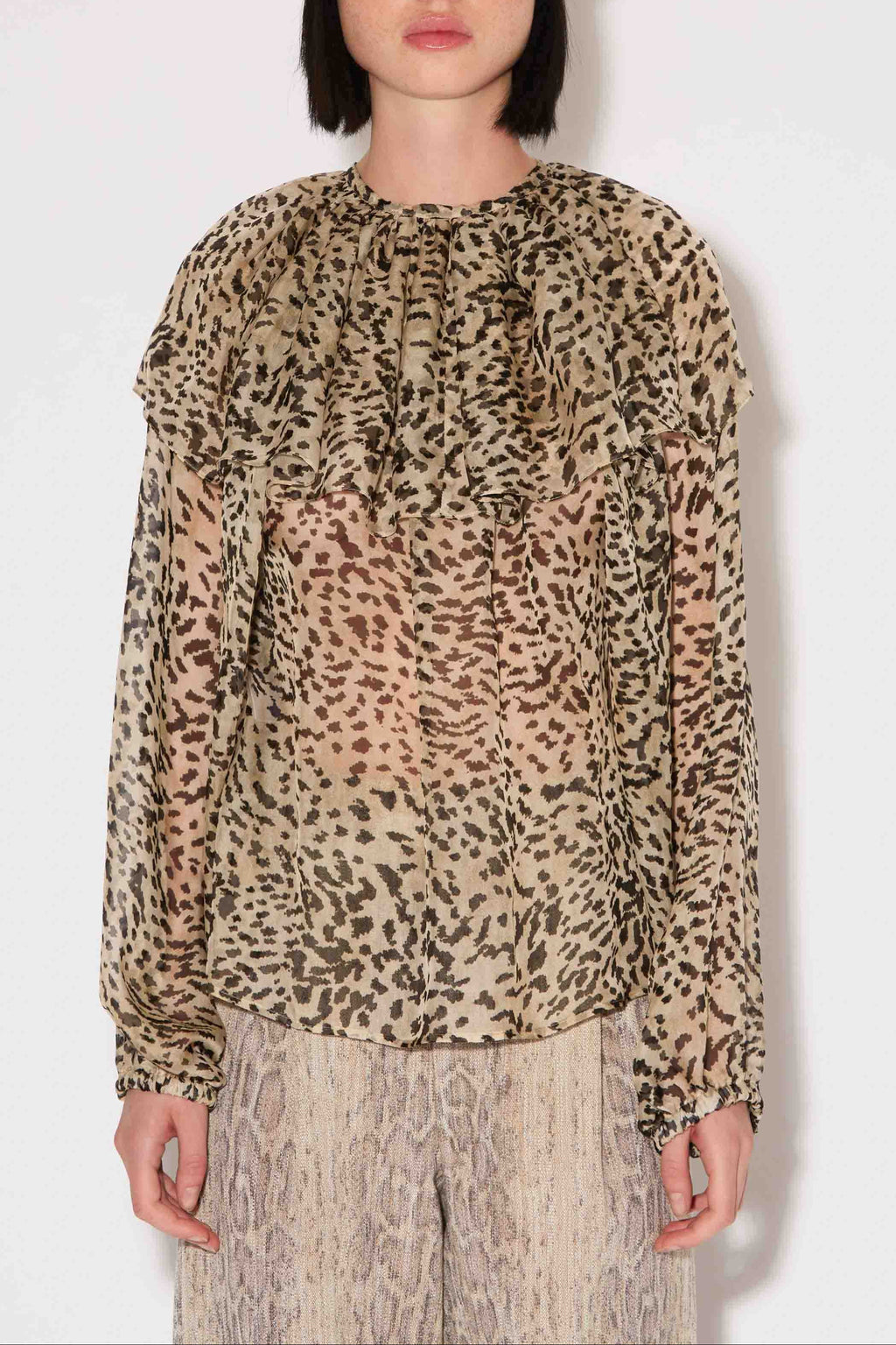 SHADOW CHLOE ANIMAL BLOUSE