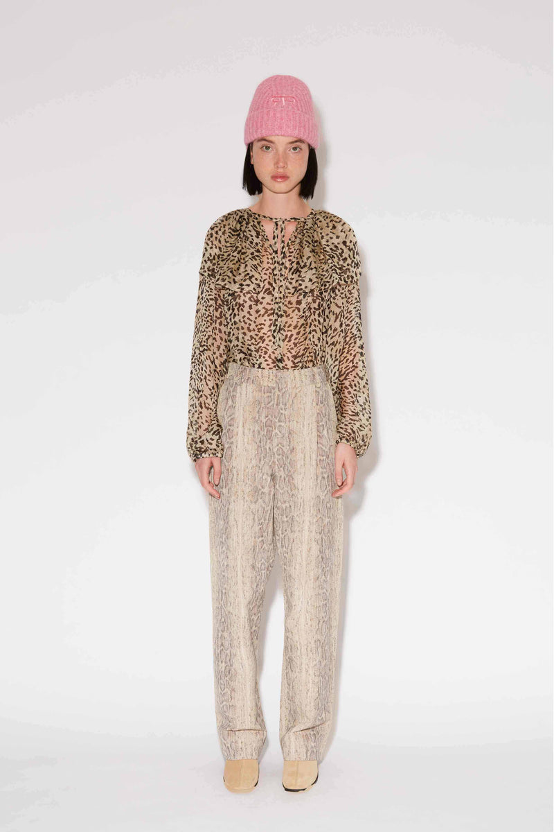 CHLOE ANIMAL SHADOW BLOUSE