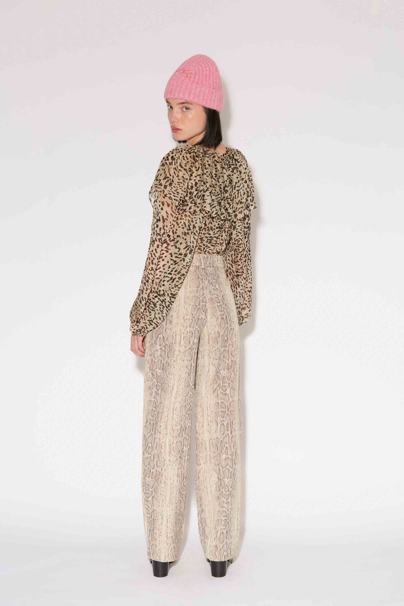 CHLOE ANIMAL SHADOW BLOUSE