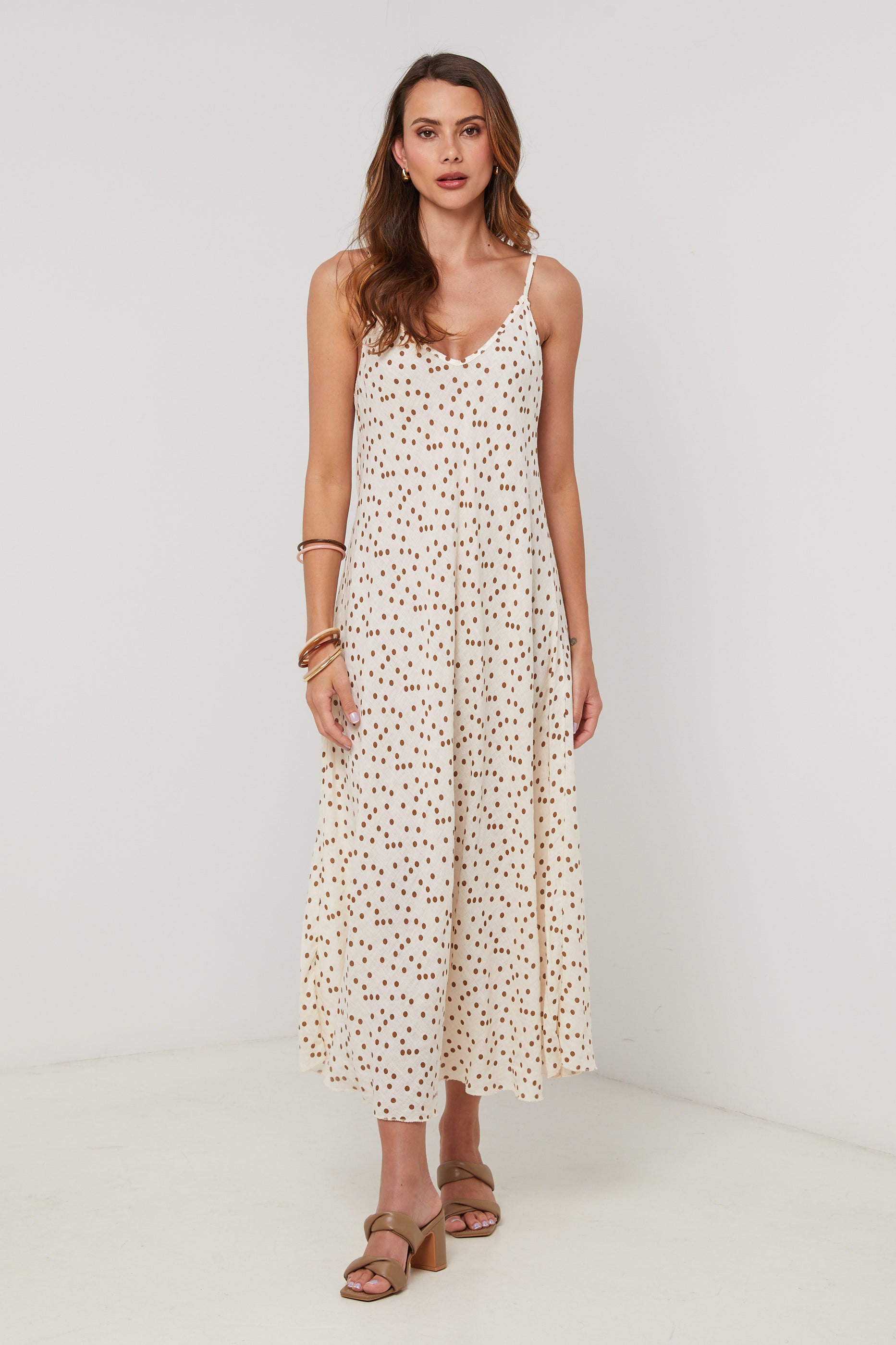 Vestido - Beige - Mujer