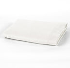 Mura - Drap Plat 2 Pers - Percale De Coton - Percale Blanc - Neige