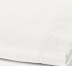 Mura - Drap Plat 2 Pers - Percale De Coton - Percale Blanc - Neige