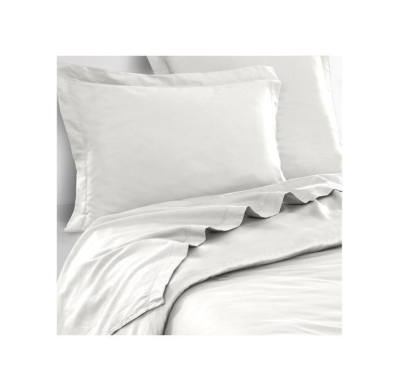 Mura Flat Sheet - 100% Cotton Percale 80 Thread Count - White