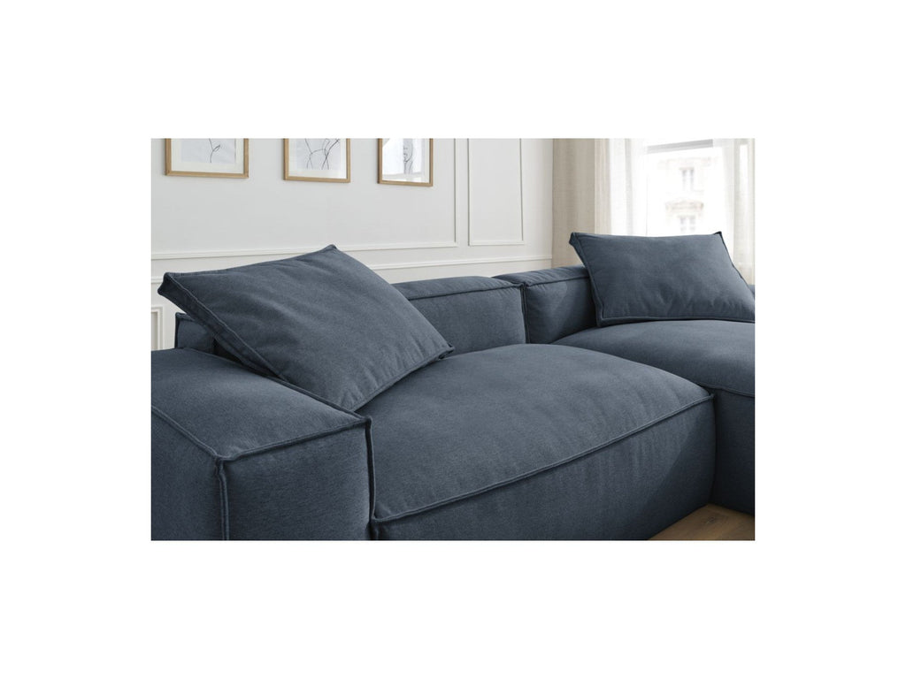 Reversible Corner Sofa Boheme Mottled Fabric