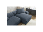 Reversible Corner Sofa Boheme Mottled Fabric