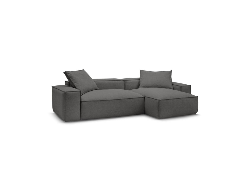 Reversible Corner Sofa Boheme Mottled Fabric