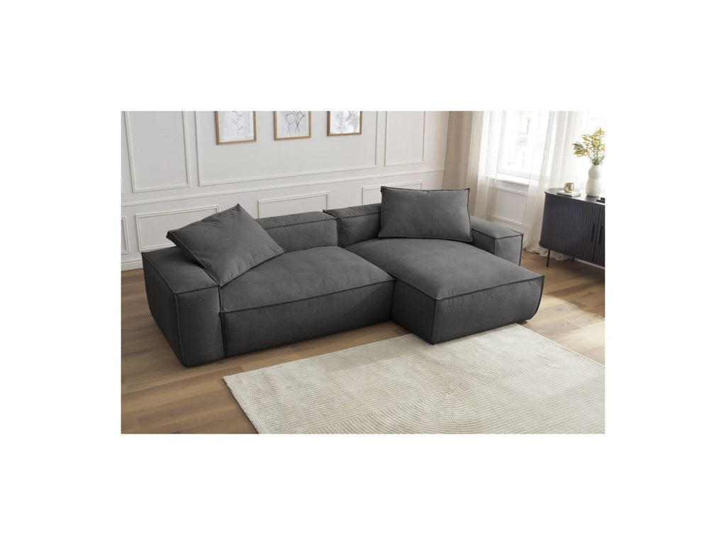 Reversible Corner Sofa Boheme Mottled Fabric