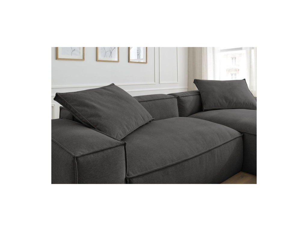 Reversible Corner Sofa Boheme Mottled Fabric