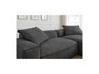 Reversible Corner Sofa Boheme Mottled Fabric