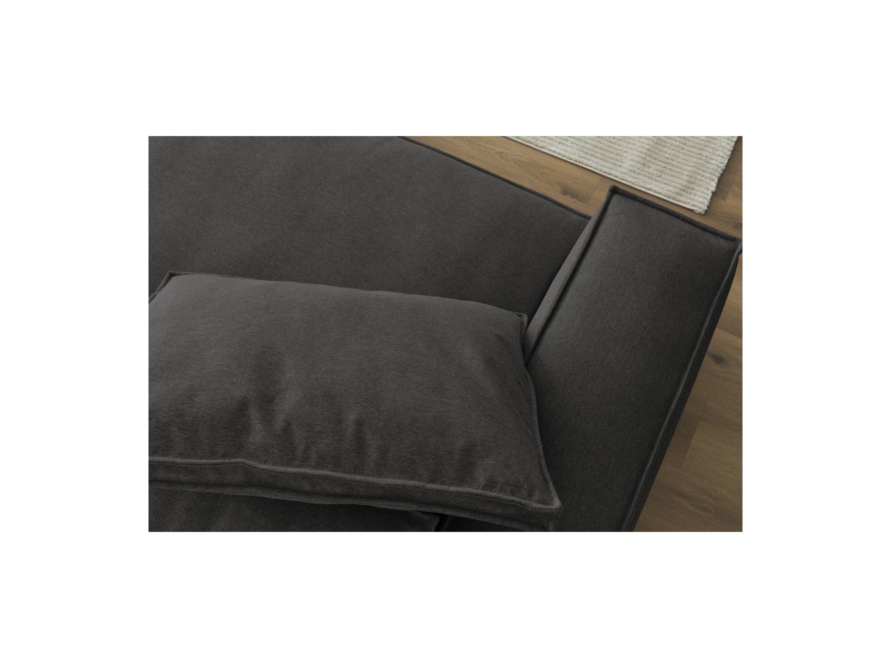Reversible Corner Sofa Boheme Mottled Fabric