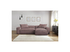 Reversible Corner Sofa Boheme Mottled Fabric
