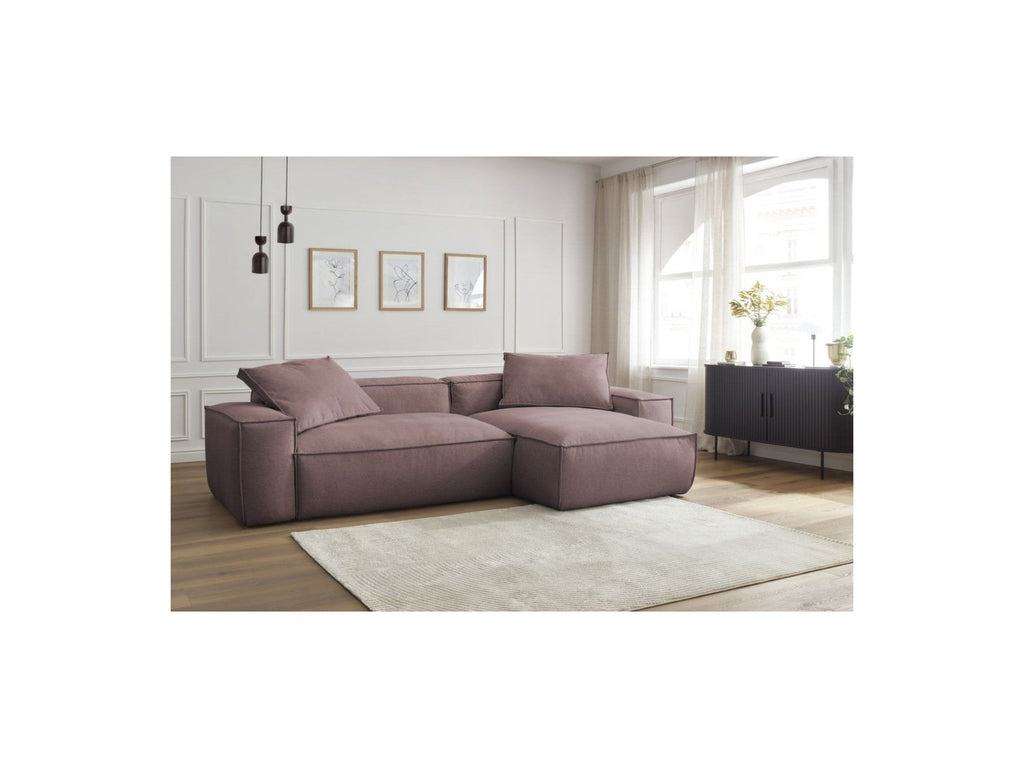 Reversible Corner Sofa Boheme Mottled Fabric