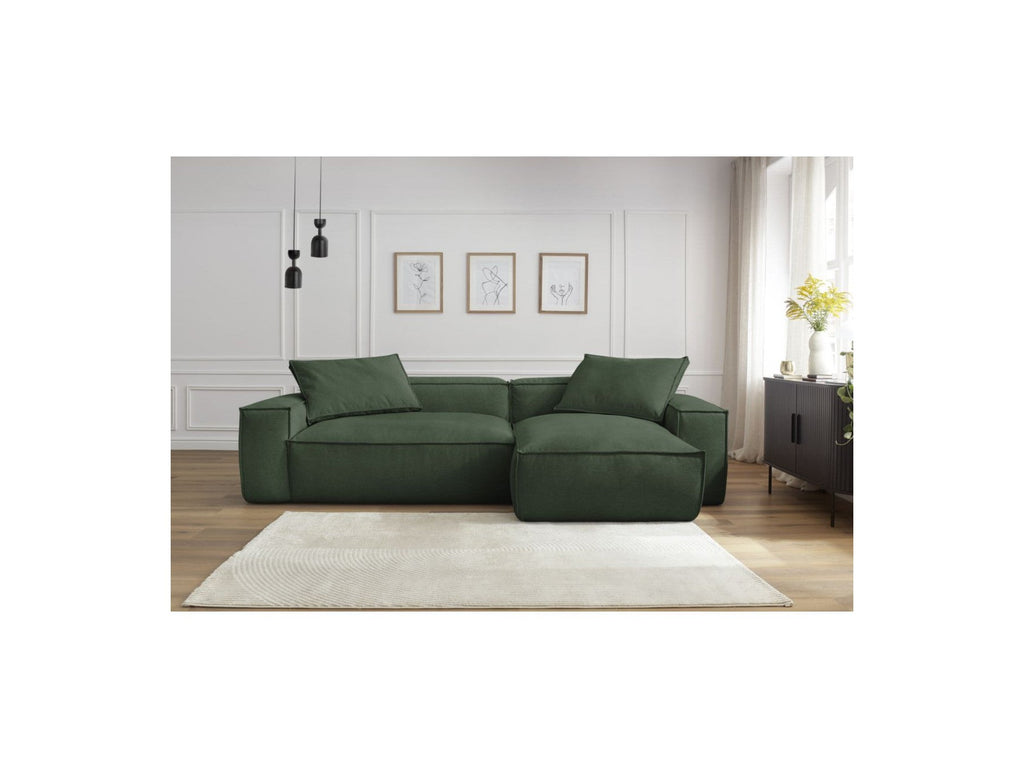 Reversible Corner Sofa Boheme Mottled Fabric