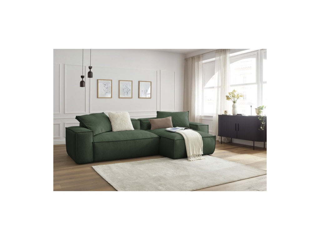 Reversible Corner Sofa Boheme Mottled Fabric