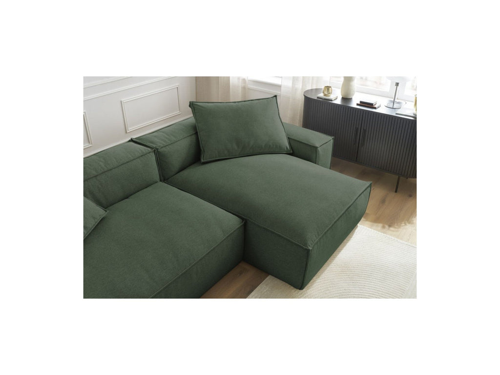 Reversible Corner Sofa Boheme Mottled Fabric