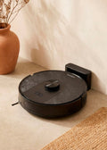 Netbot Ls80 - Robot Aspirador Inteligente 8000 Pa Con Función Friegasuelos Y Base De Auto Vaciado Opcional - Negro,Sin Base Autovaciadora
