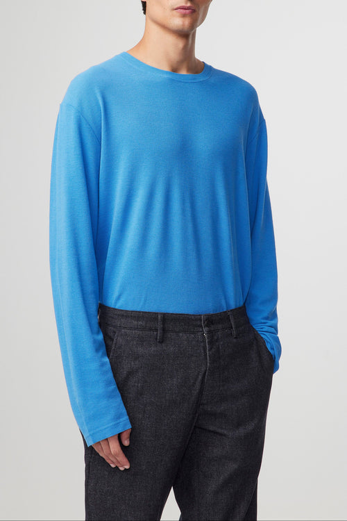 Kurt Ls T-Shirt - Blue Coral